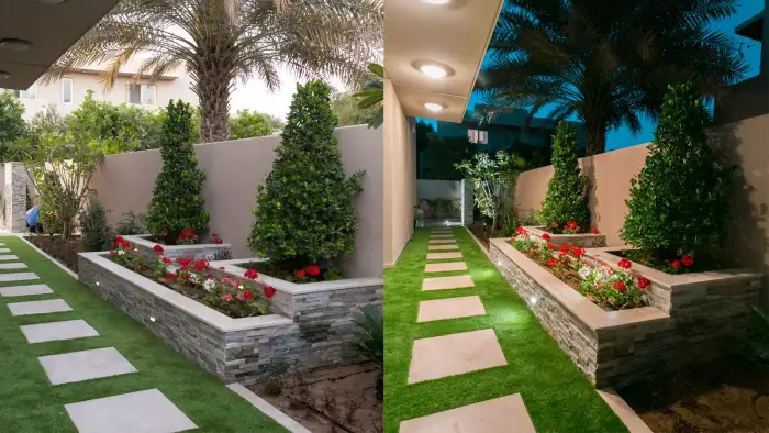 Garden design project Dubai