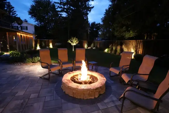 Garden lighting project Dubai