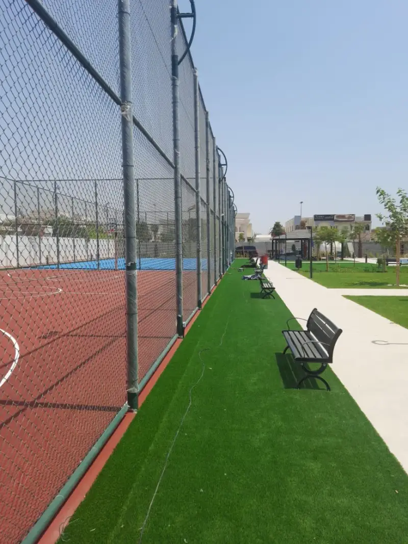Artificial grass and sports court, Dubai community